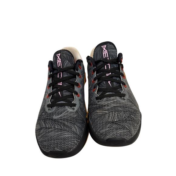 Nike Shoes Metcon Black White Orange Training Sneakers Size Women's 8.5 - Picture 2 of 4